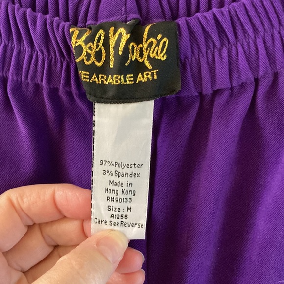 Bob Mackie Purple Pants and Jacket Set.  So soft like baby fine velour. Lined. - Picture 8 of 9